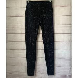 Lululemon Wunder Under Pants Full-On Luon (Roll Down) Star Crushed Coal Size 8
